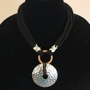 Fashion Black Bead Necklace